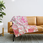 Little & Fierce - Pink OmbrÃ© Throw Blanket Gallery Image 1
