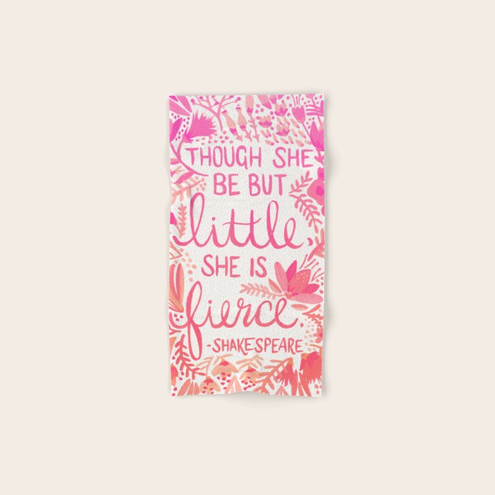 Little & Fierce - Pink OmbrÃ© Bath Towel Gallery Image 1