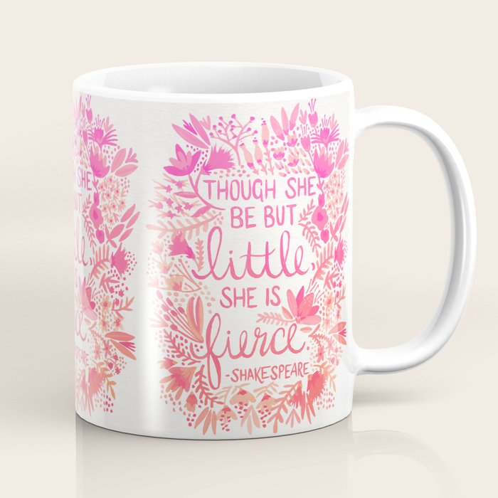Little & Fierce - Pink OmbrÃ© Coffee Mug Gallery Image 1