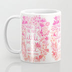Little & Fierce - Pink OmbrÃ© Coffee Mug Gallery Image 3