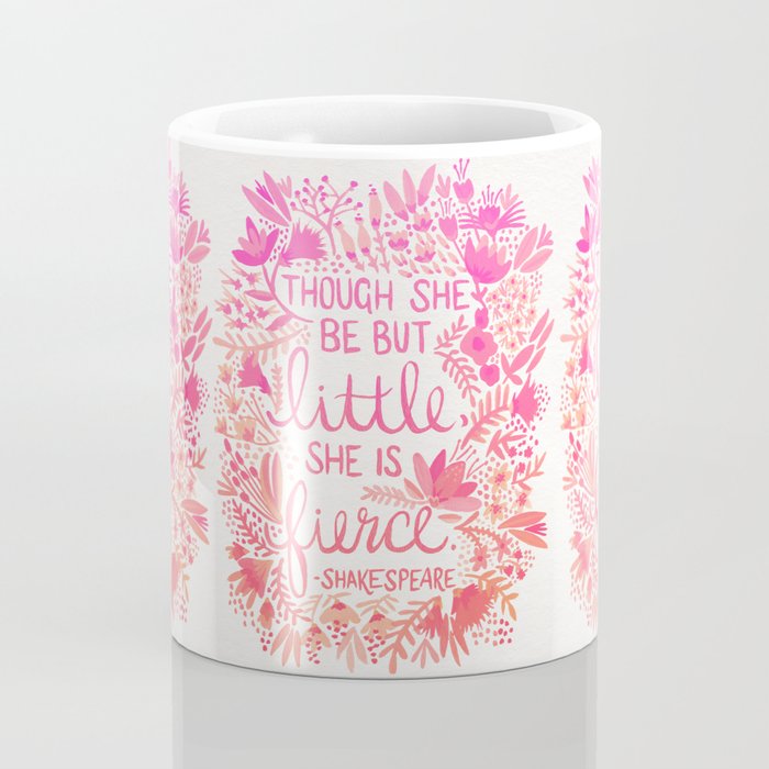 Little & Fierce - Pink OmbrÃ© Coffee Mug Gallery Image 4