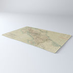 Vintage Map of Costa Rica (1903) Rug Gallery Image 3