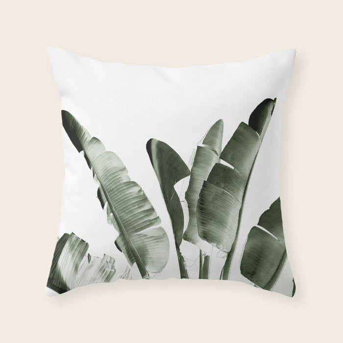Traveler palm Throw Pillow Gallery Image 6