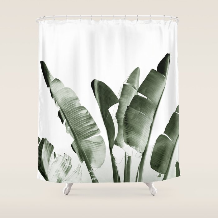 Traveler palm Shower Curtain Gallery Image 1