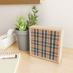 North Country Plaid - classic blue and red Mini Art Print Gallery Image 2