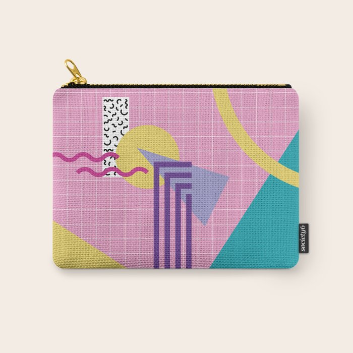 Memphis pattern 72 - 80s / 90s Retro Carry All Pouch Gallery Image 1