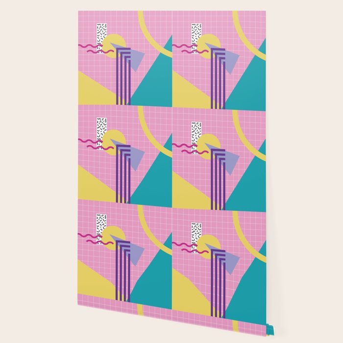 Memphis pattern 72 - 80s / 90s Retro Wallpaper Gallery Image 2