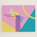 Memphis pattern 72 - 80s / 90s Retro Jigsaw Puzzle Gallery Image 1
