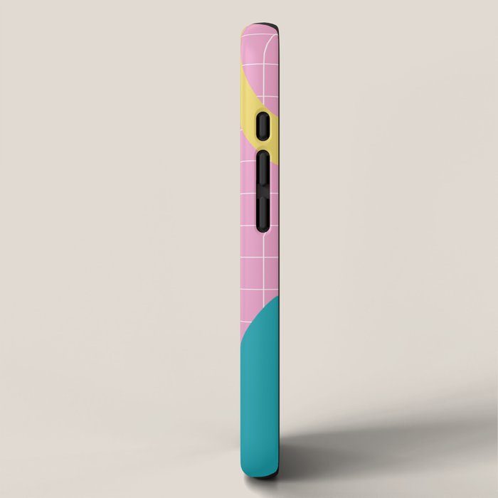 Memphis pattern 72 - 80s / 90s Retro iPhone Case Gallery Image 2