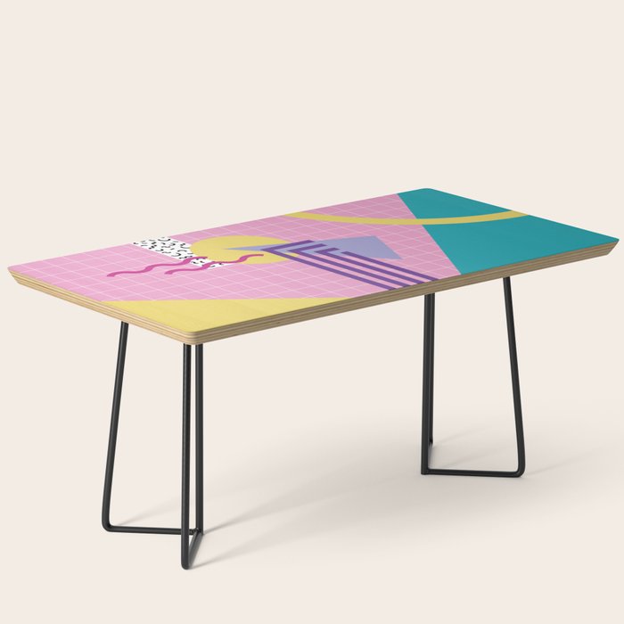 Memphis pattern 72 - 80s / 90s Retro Coffee Table Gallery Image 1