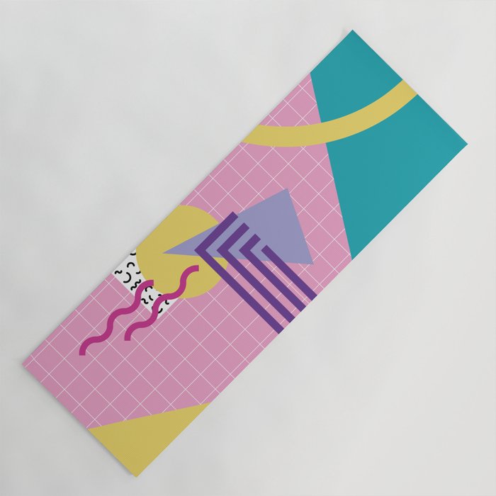 Memphis pattern 72 - 80s / 90s Retro Yoga Mat Gallery Image 1