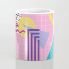 Memphis pattern 72 - 80s / 90s Retro Coffee Mug Gallery Image 4
