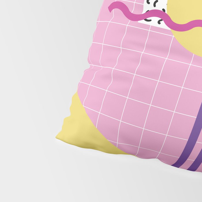 Memphis pattern 72 - 80s / 90s Retro Pillow Sham Gallery Image 4