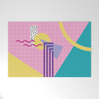 Memphis pattern 72 - 80s / 90s Retro Welcome Mat Gallery Image 1