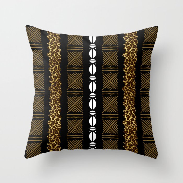 African Tribal Throw Pillow Gallery Image 6