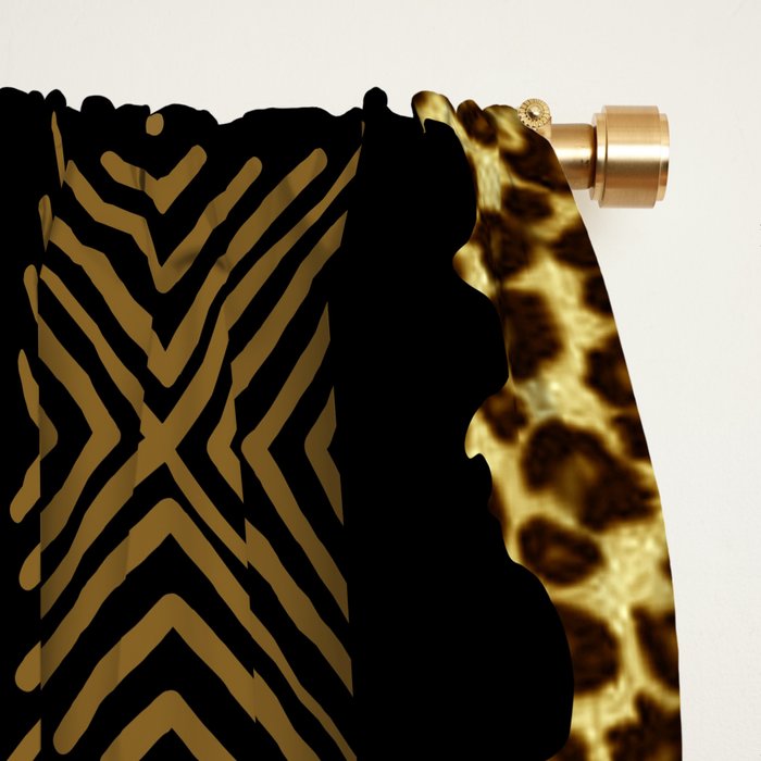 African Tribal Window Curtain Gallery Image 2