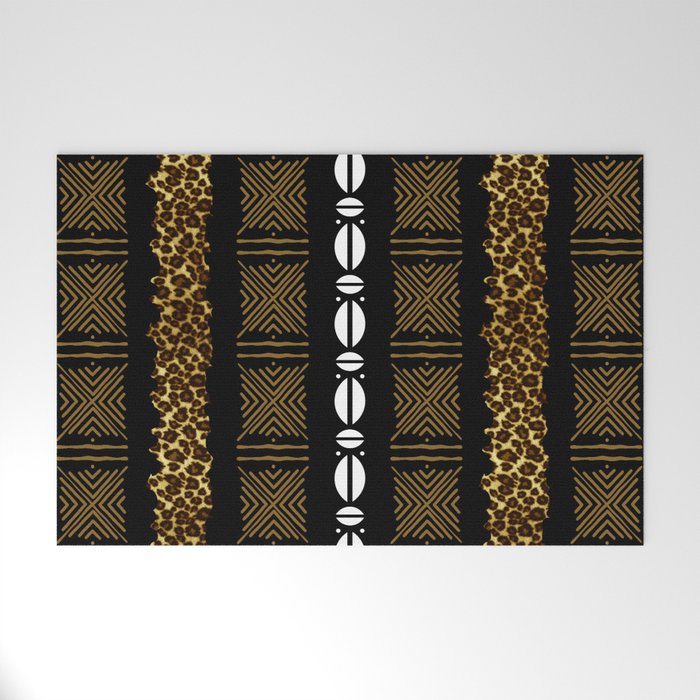 African Tribal Welcome Mat Gallery Image 1