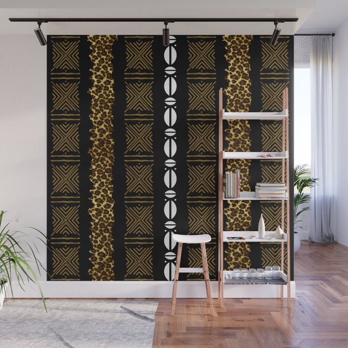 African Tribal Wall Mural Gallery Image 1
