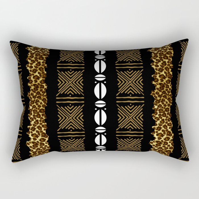 African Tribal Rectangular Pillow Gallery Image 1
