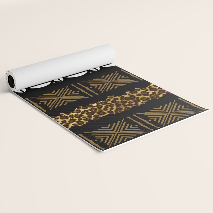 African Tribal Yoga Mat Gallery Image 2