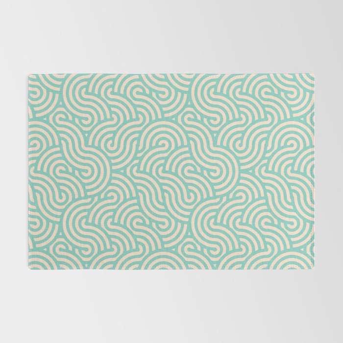 SWIRL Mint and Oat Rug Gallery Image 2