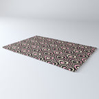 Sweethearts - black, pink, and cream  Rug Gallery Image 3