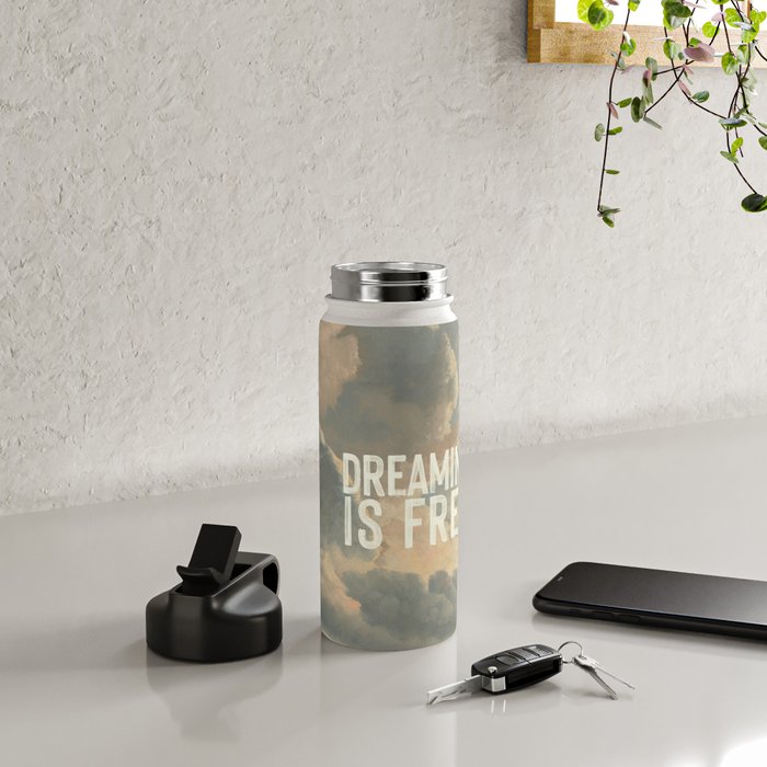 Dreaming is Free Water Bottle Gallery Image 4