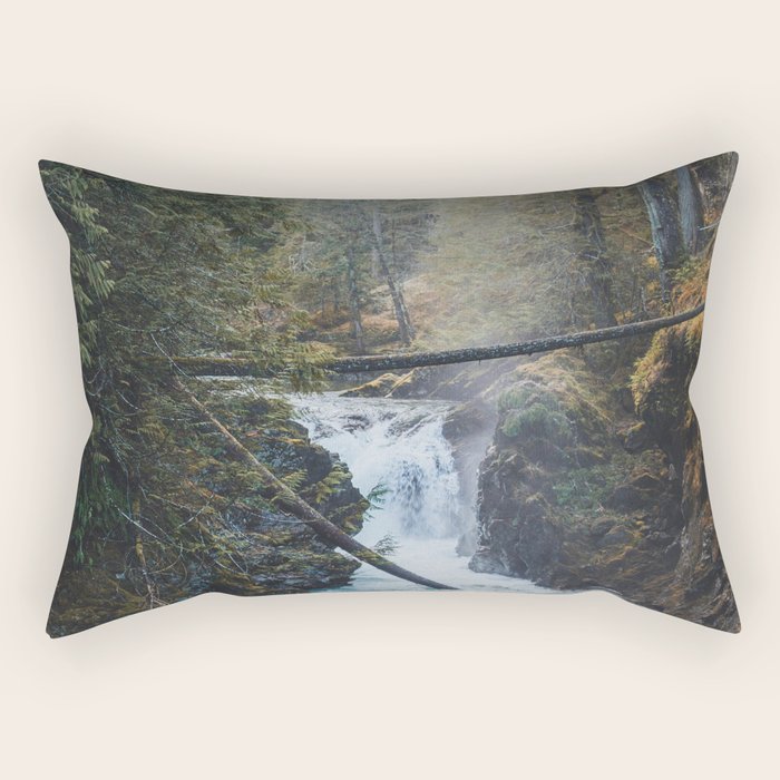 Little Qualicum Falls Rectangular Pillow Gallery Image 2