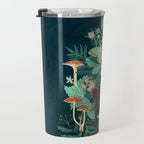 Ferret and Moth Travel Mug Gallery Image 3
