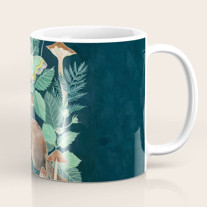Ferret and Moth Coffee Mug Gallery Image 1
