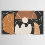 Minimal Colorful Abstract Shapes 5 Tablecloth Gallery Image 2