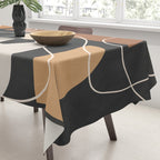 Minimal Colorful Abstract Shapes 5 Tablecloth Gallery Image 3