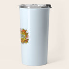Sagittarius Flowers Travel Mug Gallery Image 2