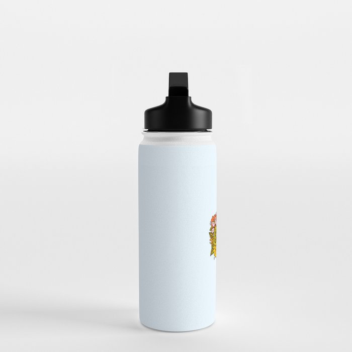 Sagittarius Flowers Water Bottle Gallery Image 3