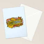 Sagittarius Flowers Stationery Card Gallery Image 2