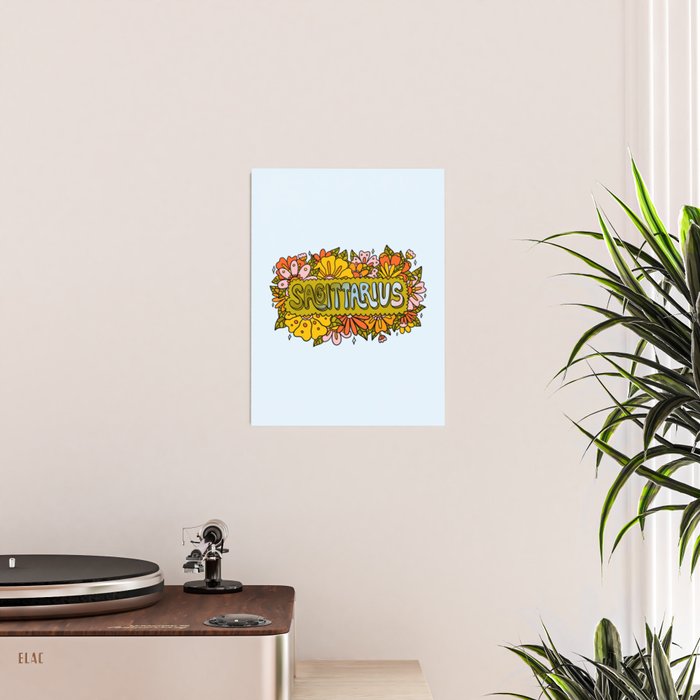 Sagittarius Flowers Poster Gallery Image 2