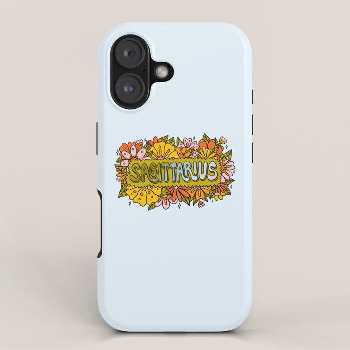 Sagittarius Flowers iPhone Case Gallery Image 1