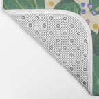 Magical garden leaves Bath Mat Gallery Image 2