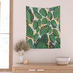 Magical garden leaves Wall Tapestry Gallery Image 2