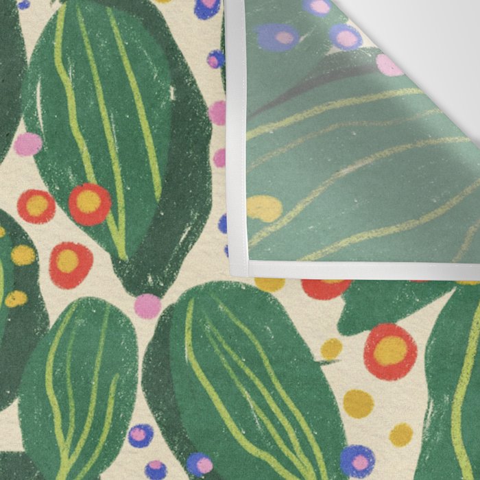 Magical garden leaves Wall Tapestry Gallery Image 3