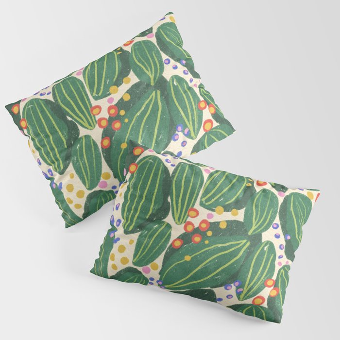 Magical garden leaves Pillow Sham Gallery Image 3