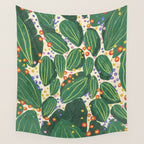 Magical garden leaves Wall Tapestry Gallery Image 4