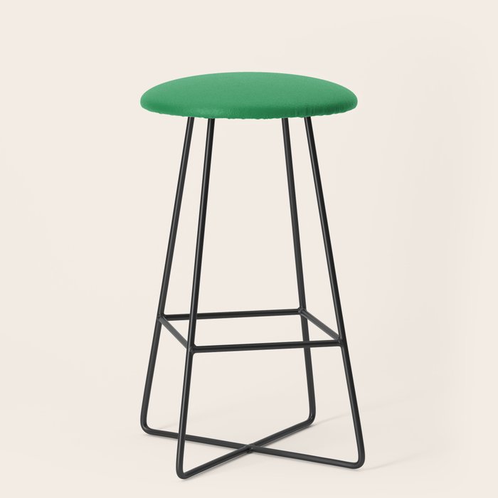 KELLY GREEN SOLID COLOR Stool Gallery Image 1