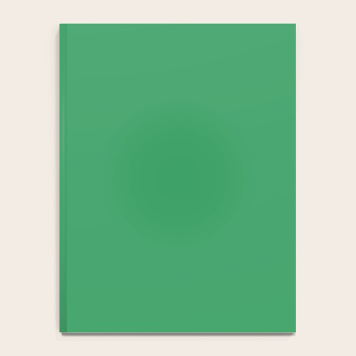 KELLY GREEN SOLID COLOR Notebook Gallery Image 4