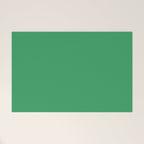 KELLY GREEN SOLID COLOR Welcome Mat Gallery Image 1
