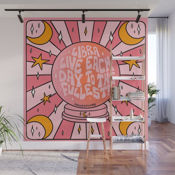 Libra Crystal Ball Wall Mural Gallery Image 1