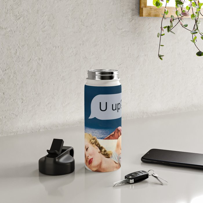 U up? Late night texts Water Bottle Gallery Image 4
