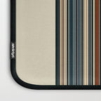 Dark Indigo Tan Stripes Laptop Sleeve Gallery Image 3