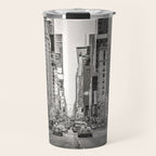 Sunset on 7th (Black and White Version) Travel Mug Gallery Image 1
