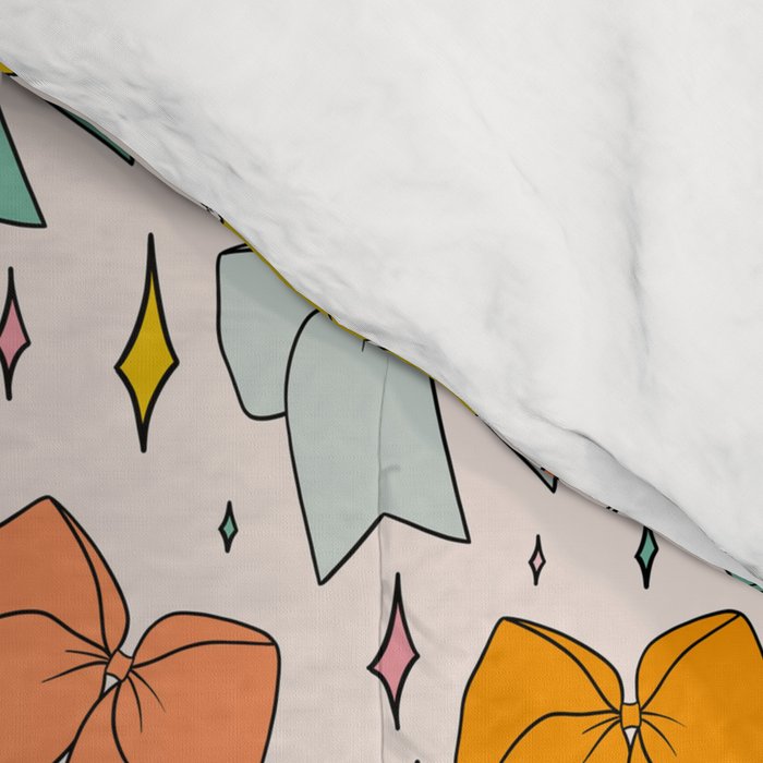 Rainbow Bow Print Comforter Gallery Image 4